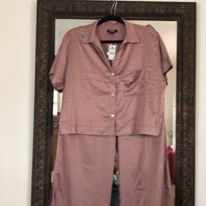 Express silk 2 piece sleepwear.